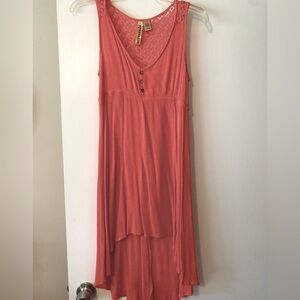 Coral tapered Sundress